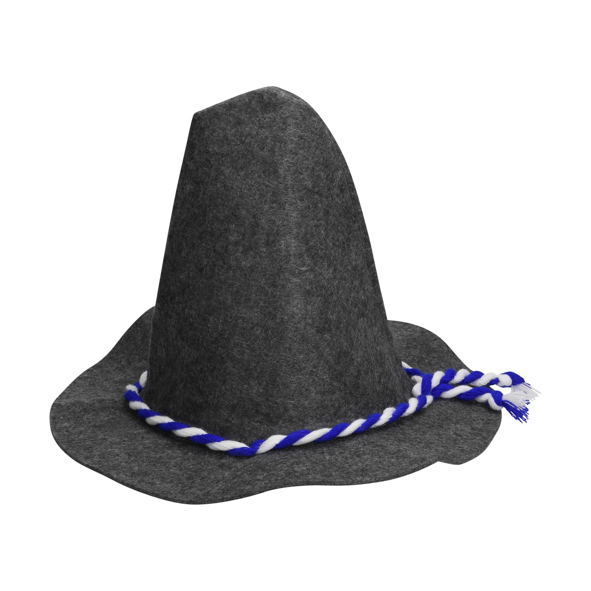 Filzhut „Seppel“ – Grau / Blau / Weiß