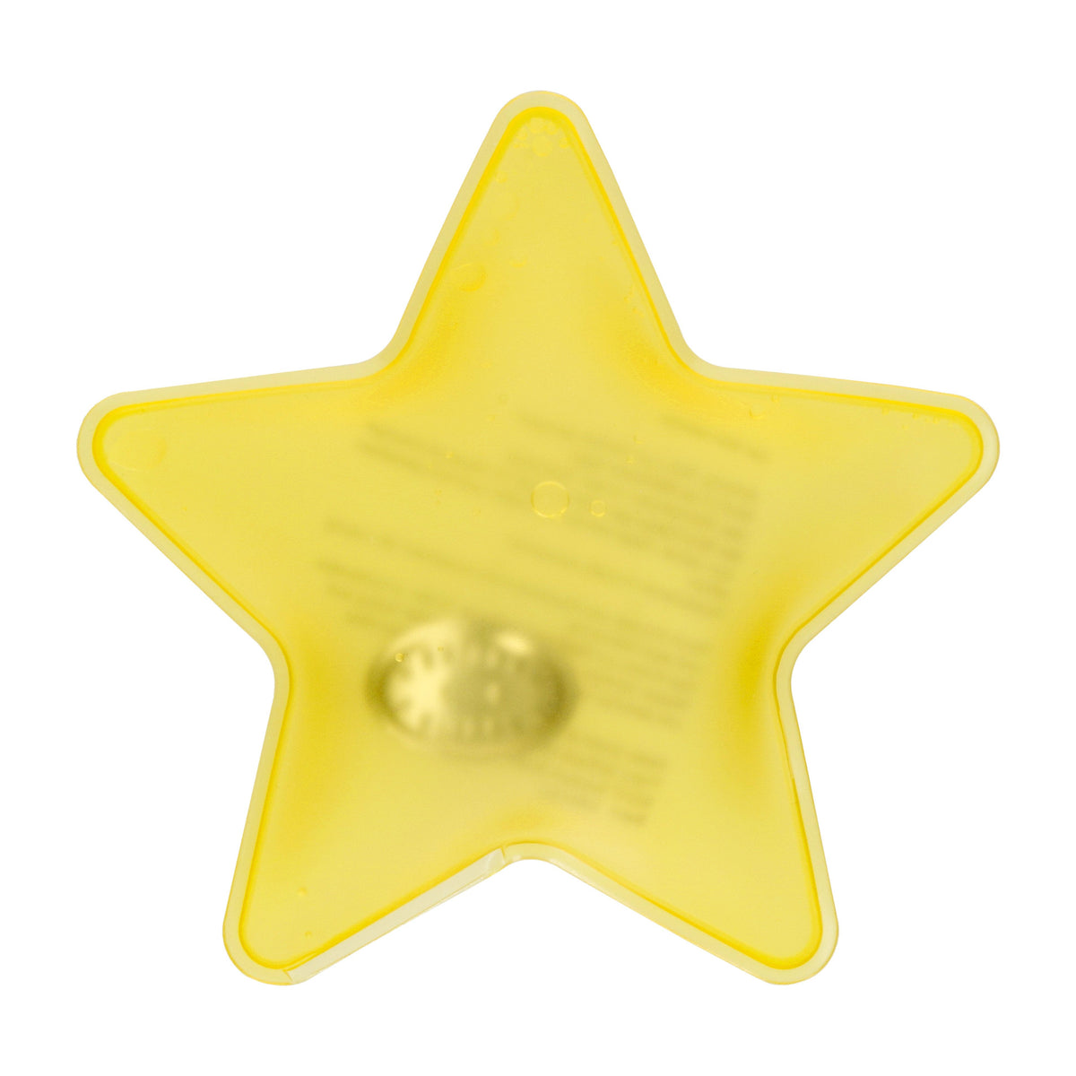 Gel-Wärmekissen „Stern“, klein – Gelb