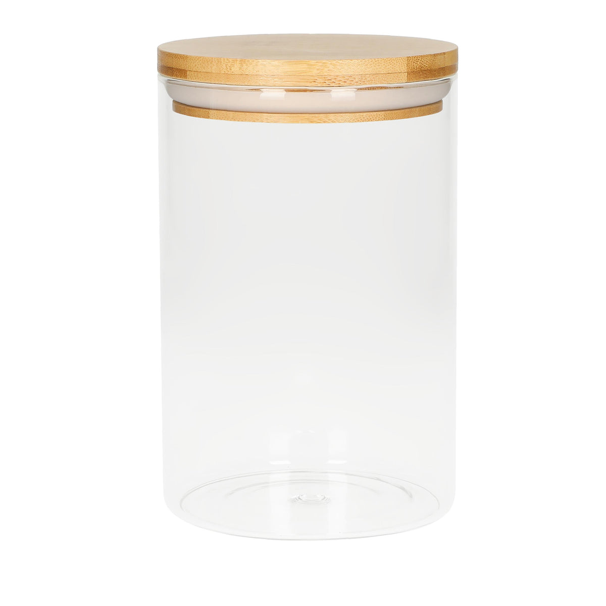 Glasbehälter „Bamboo“, 1,6 l – Transparent