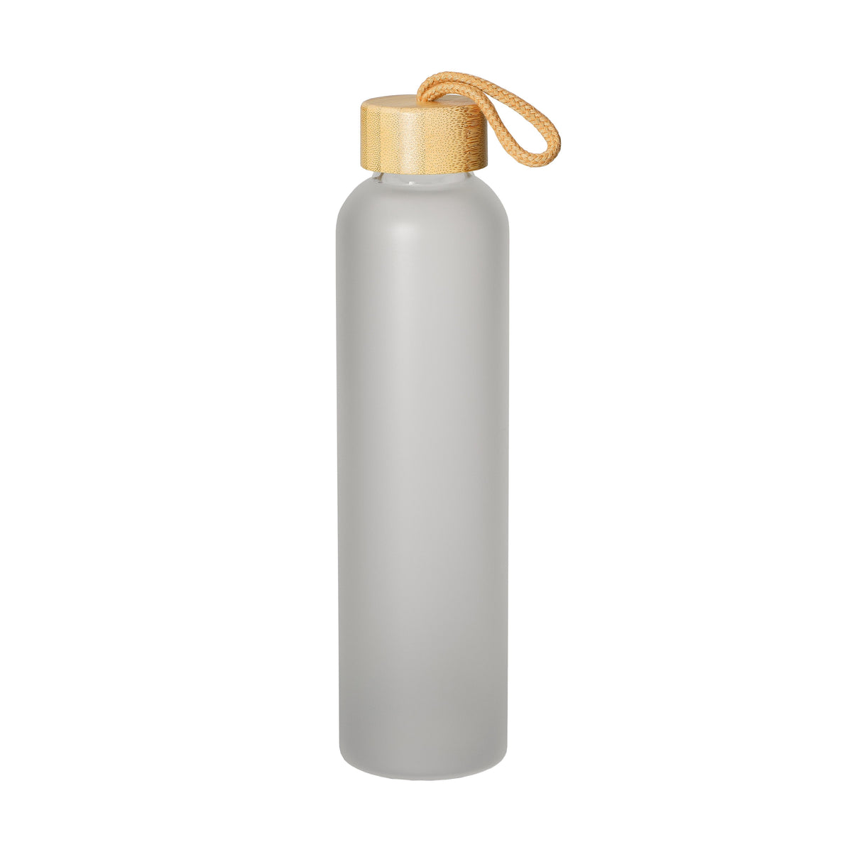 Glasflasche „Bamboo“ 750 ml, Frosted