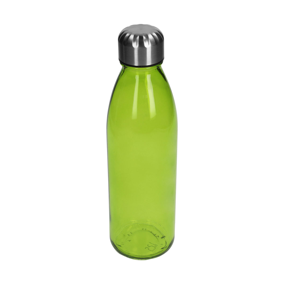 Glasflasche „Colare“, 0,60 l – Transparent grün
