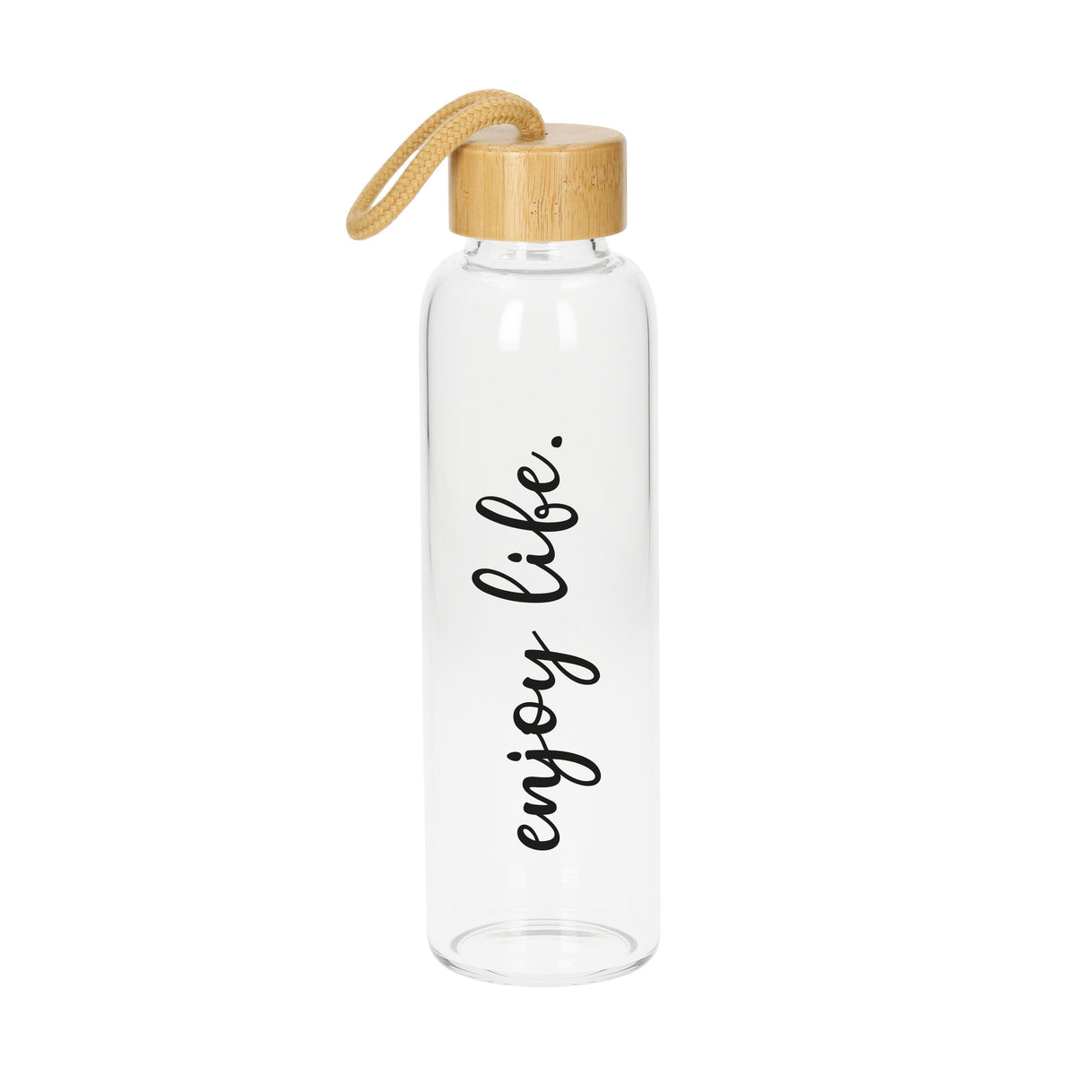 Glasflasche mit Hülle „Bamboo“ 0,55 l
