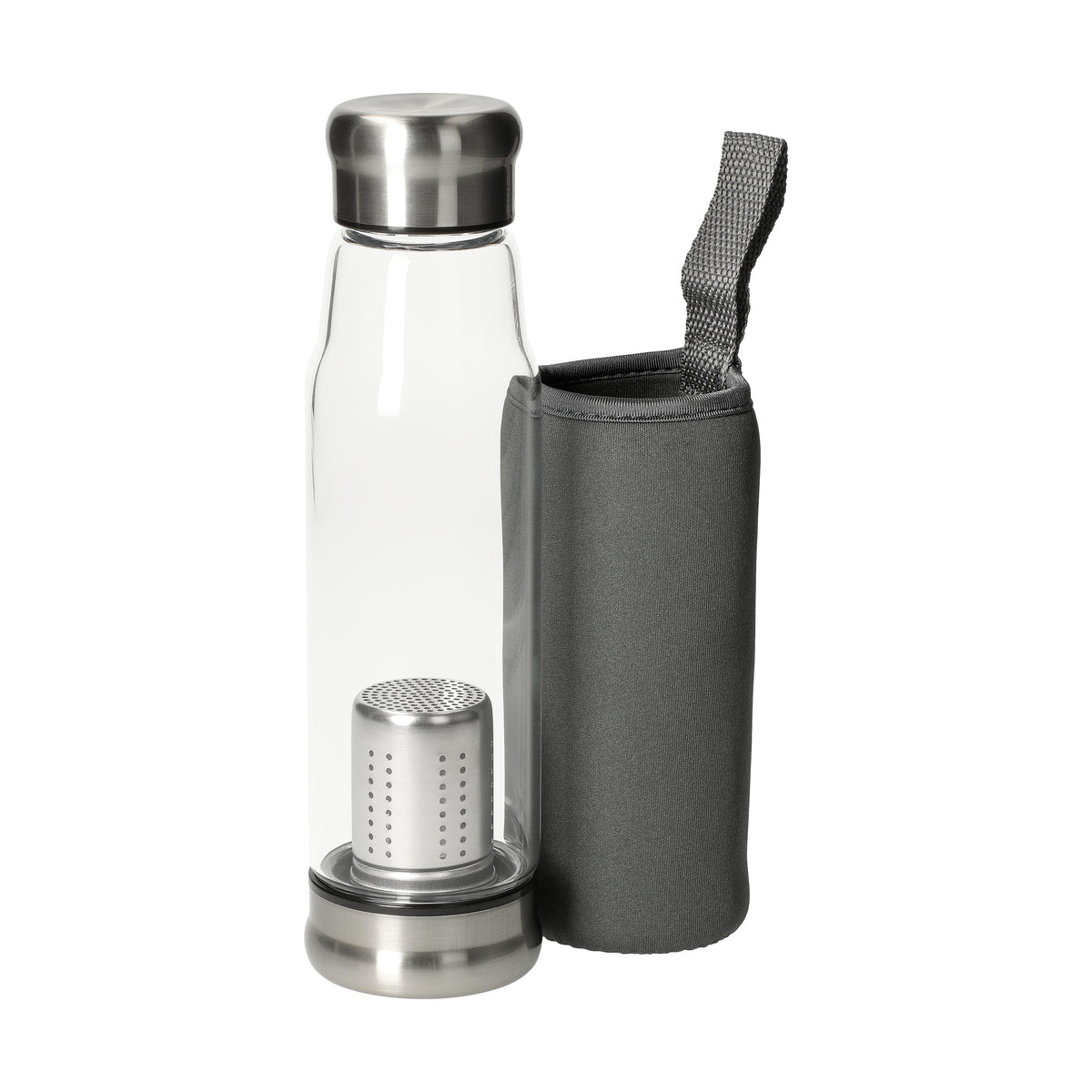 Glasflasche mit Hülle „Flavour“ 0,5 l
