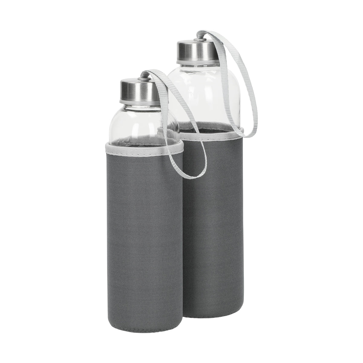 Glasflasche mit Hülle „Pure“, 0,5l