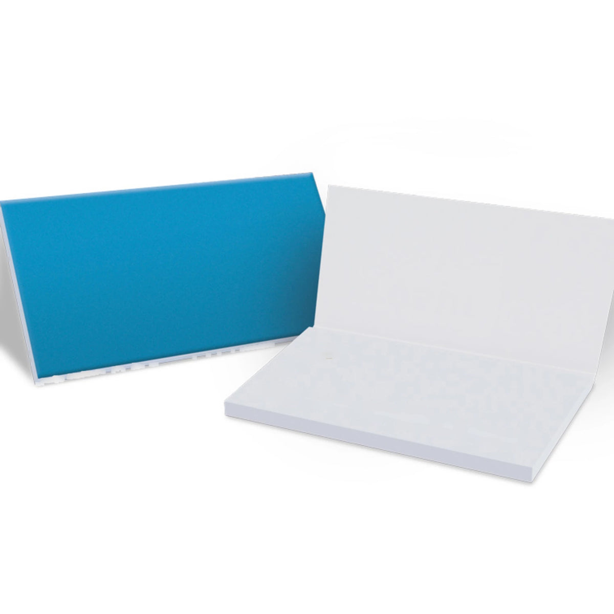 Haftnotizen mit Kartonumschlag 134 x 70 mm bedrucken – Ansicht