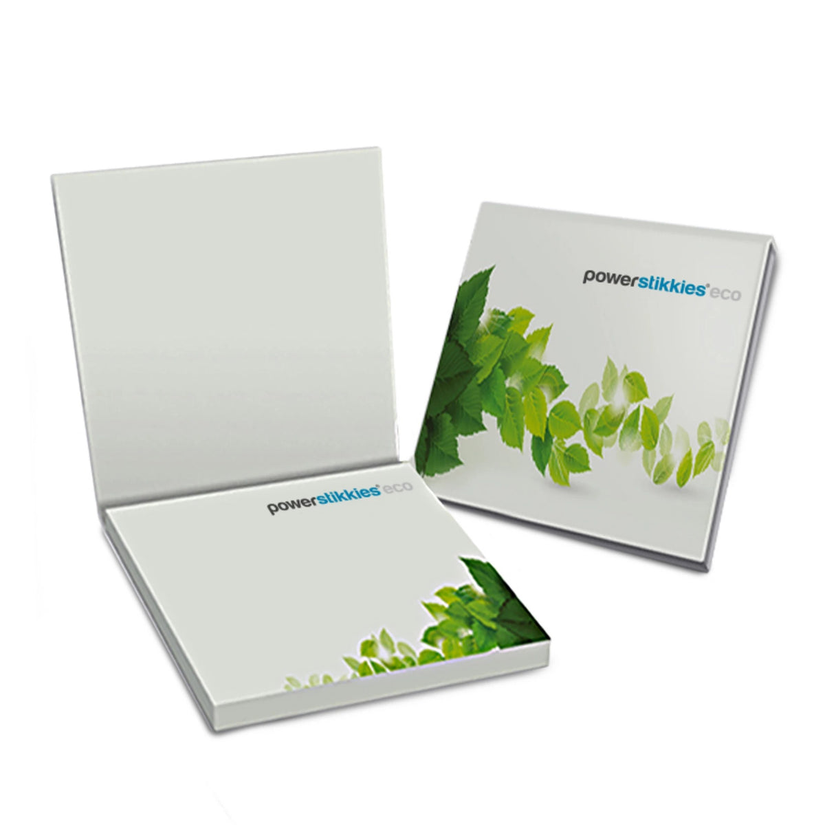 Haftnotizen naturweiß im Kartonumschlag 70 x 70 mm – Ansicht