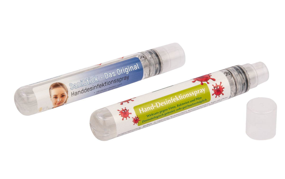 Handdesinfektion im Pumpspray mit Kappe, 4c Etikett