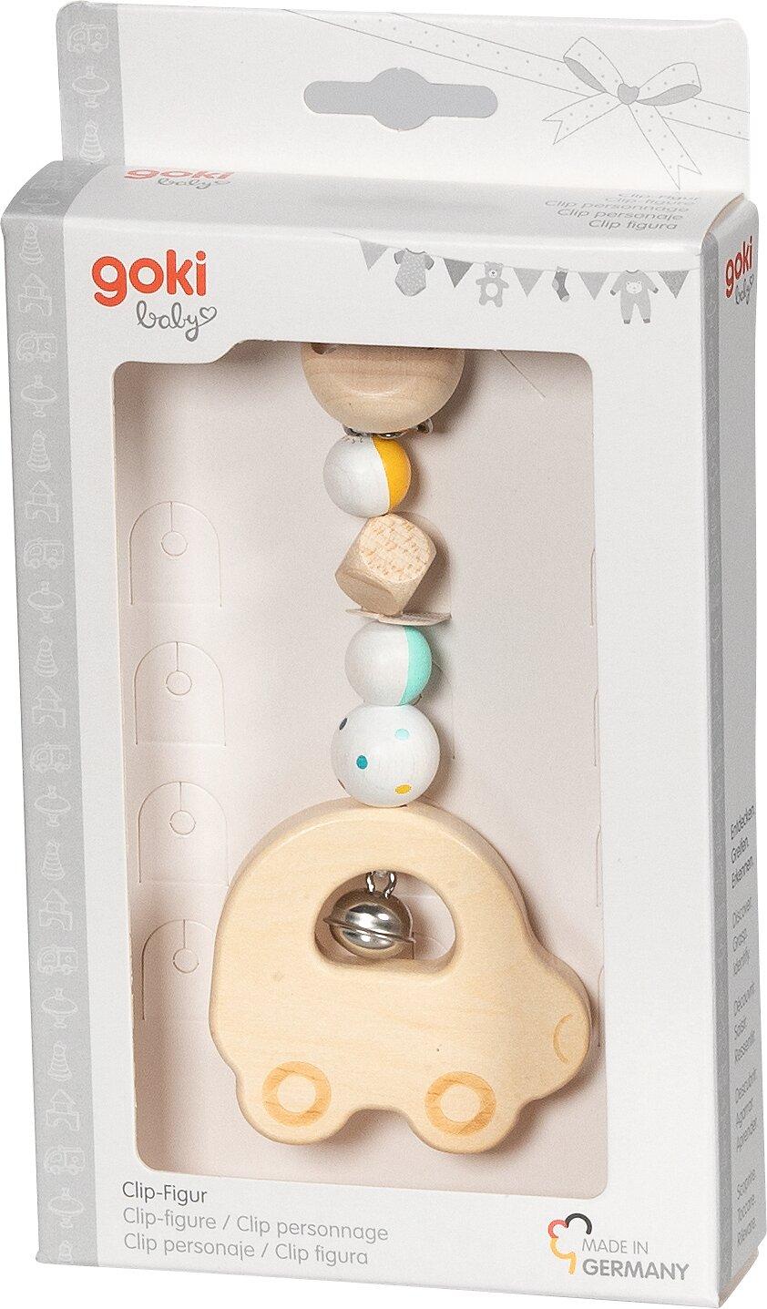 Holzauto als Clipfigur – Verpackung