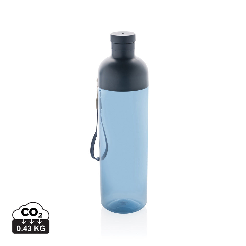 Impact auslaufsichere Wasserflasche aus RCS recyc. PET 600ml – navy blau