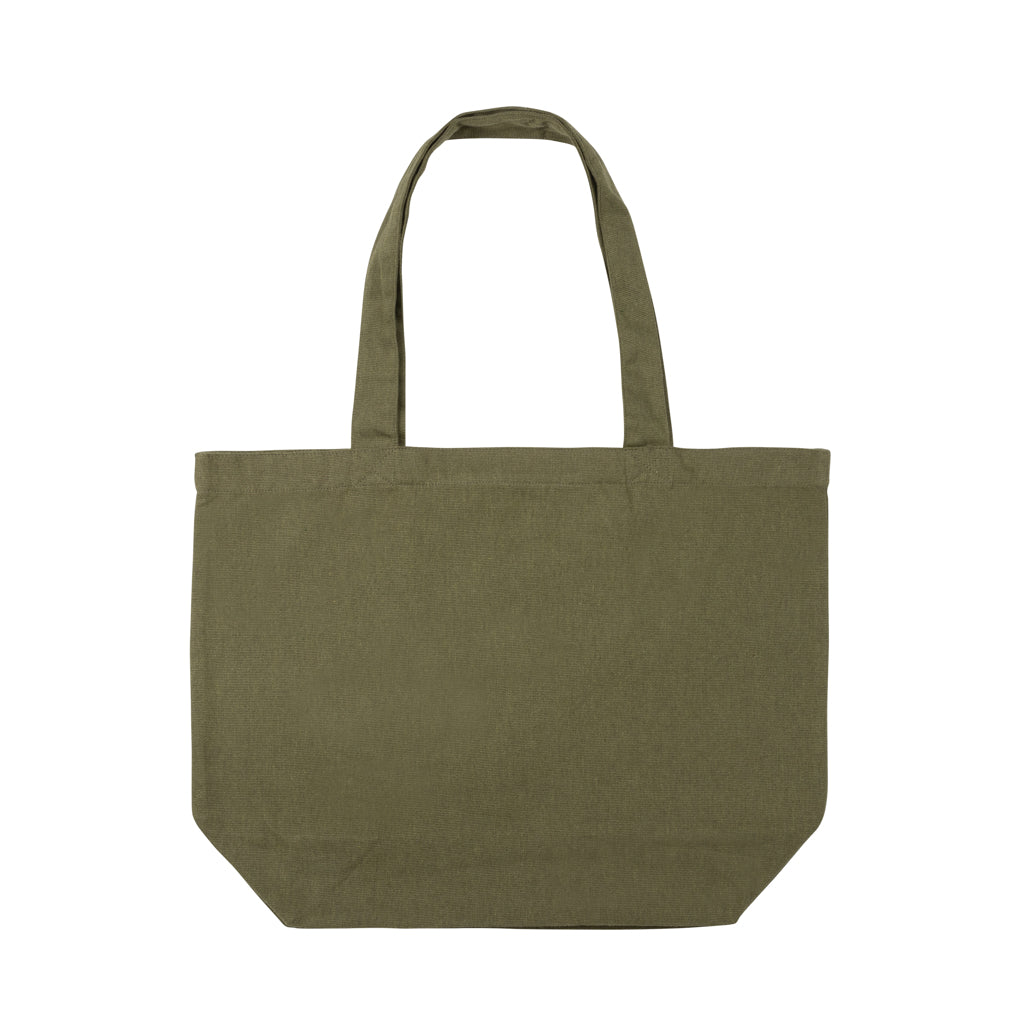Impact Aware™ 240g/m² rcCanvas Shopper + Tasche, ungefärbt – grün