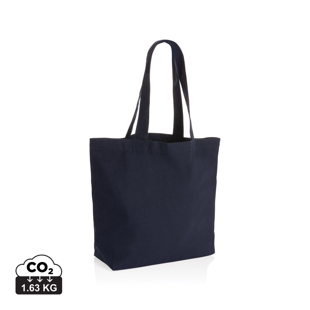 Impact Aware™ 240g/m² rcCanvas Shopper + Tasche, ungefärbt – navy blau