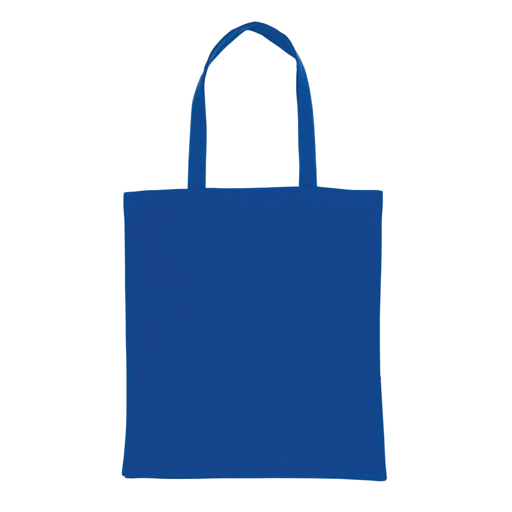 Impact AWARE™ recycelte Baumwolltasche 145gr mit Boden – blau