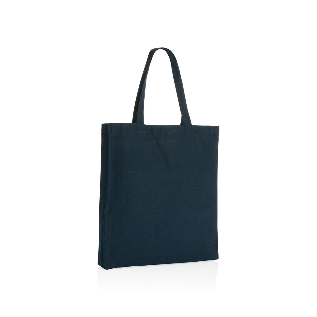 Impact AWARE™ recycelte Baumwolltasche 145gr mit Boden – navy blau
