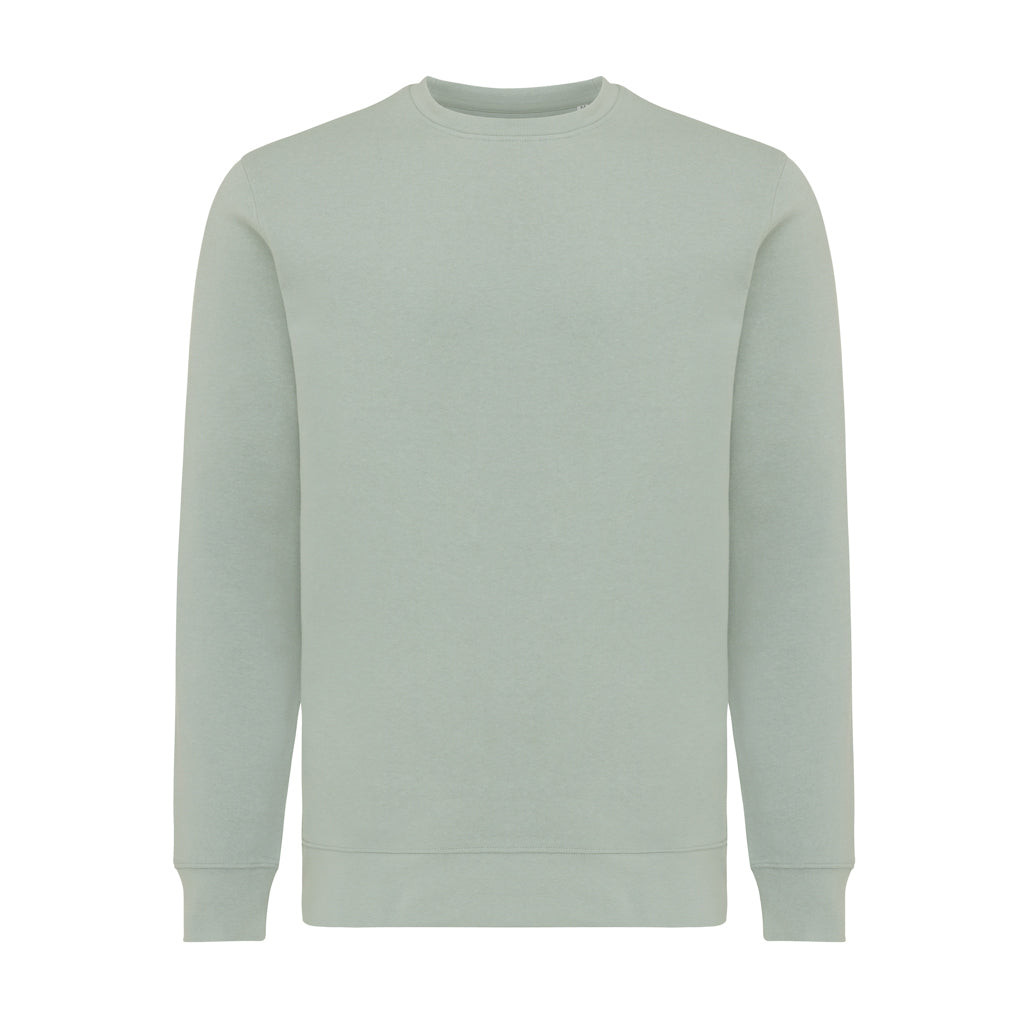 IQONIQ Etosha Lightweight Sweater aus recycelter Baumwolle – Iceberg green
