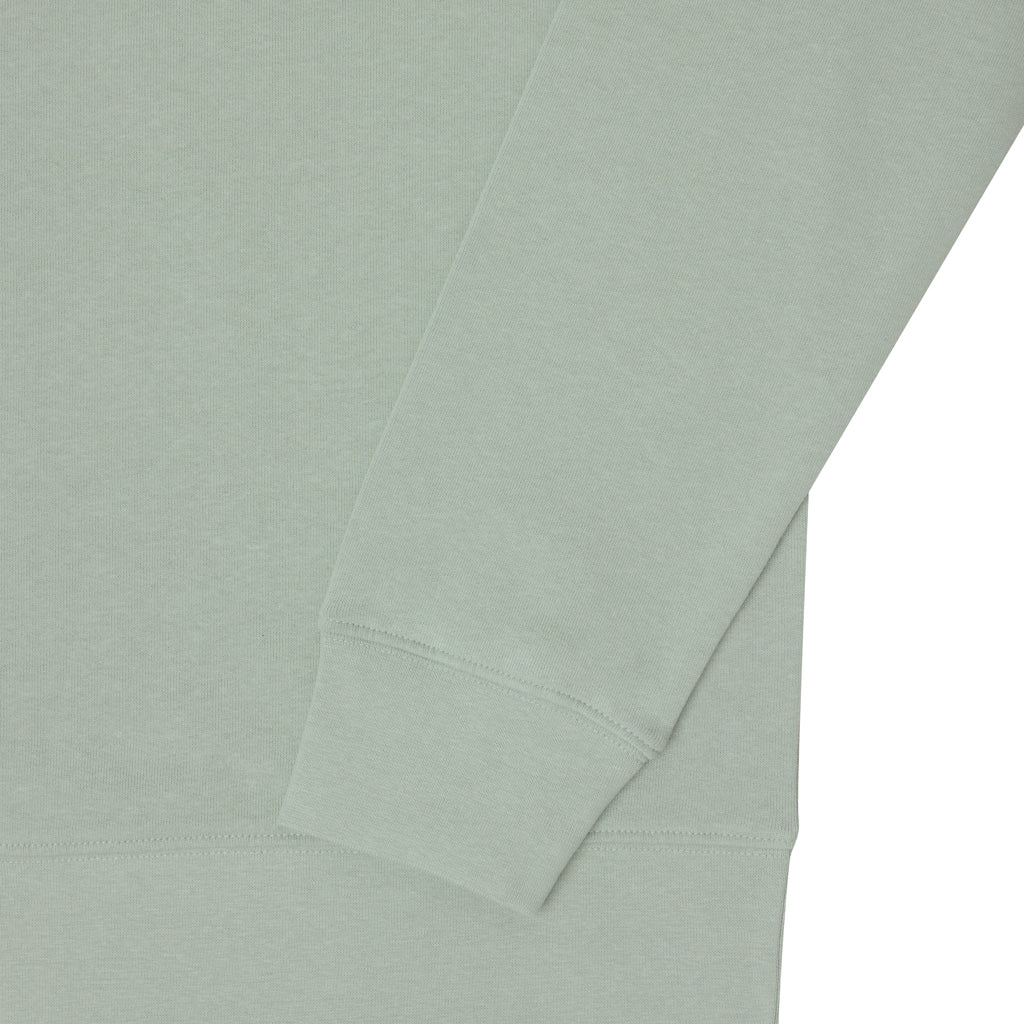 IQONIQ Etosha Lightweight Sweater aus recycelter Baumwolle – Iceberg green