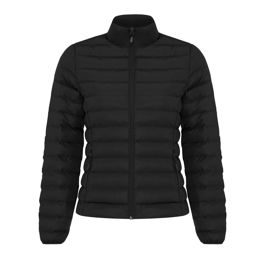 IQONIQ Maiko Damen Steppjacke aus recyceltem Polyester – schwarz