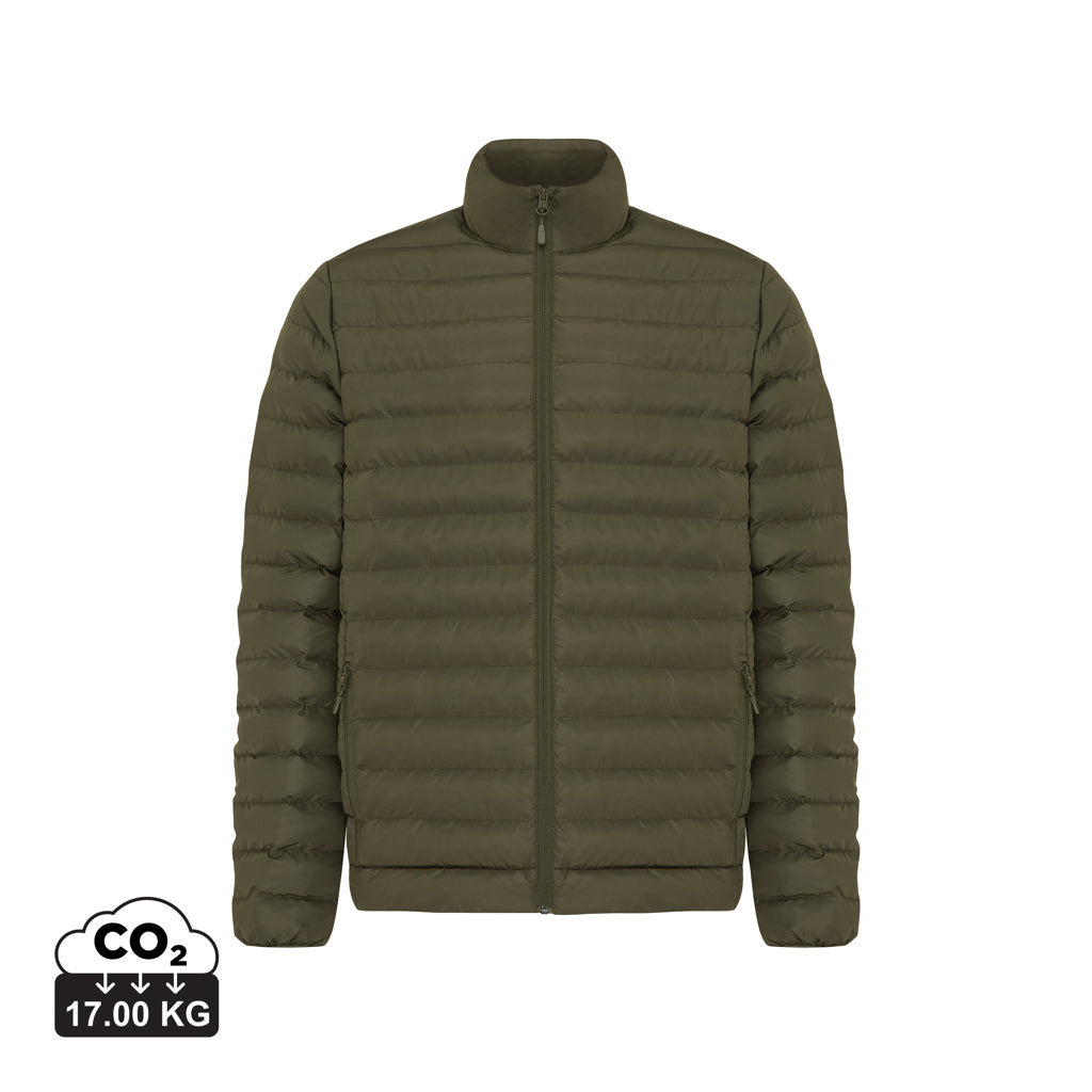 IQONIQ Maiko Herren Steppjacke aus recyceltem Polyester – khaki