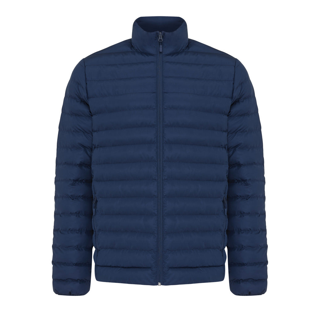 IQONIQ Maiko Herren Steppjacke aus recyceltem Polyester – navy blau