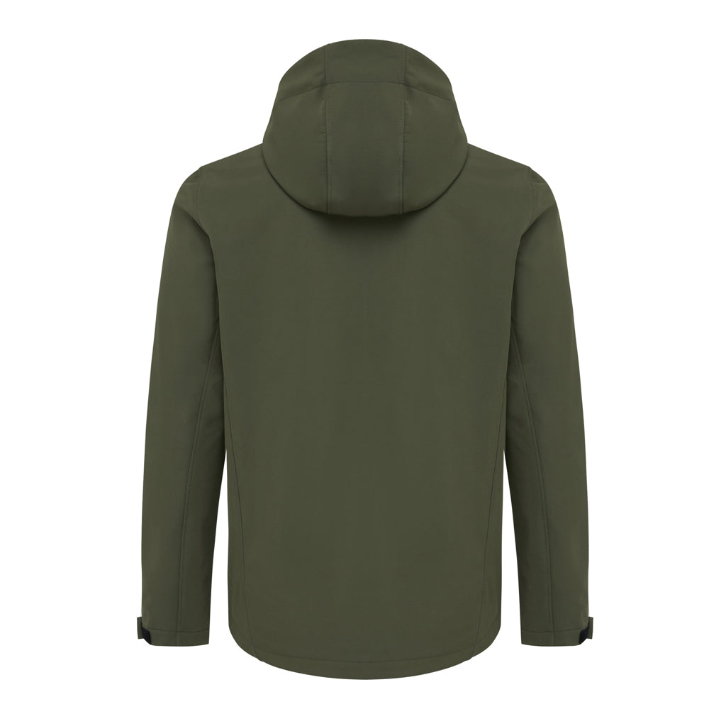 IQONIQ Makalu Herren Softshelljacke aus recyceltem Polyester – khaki