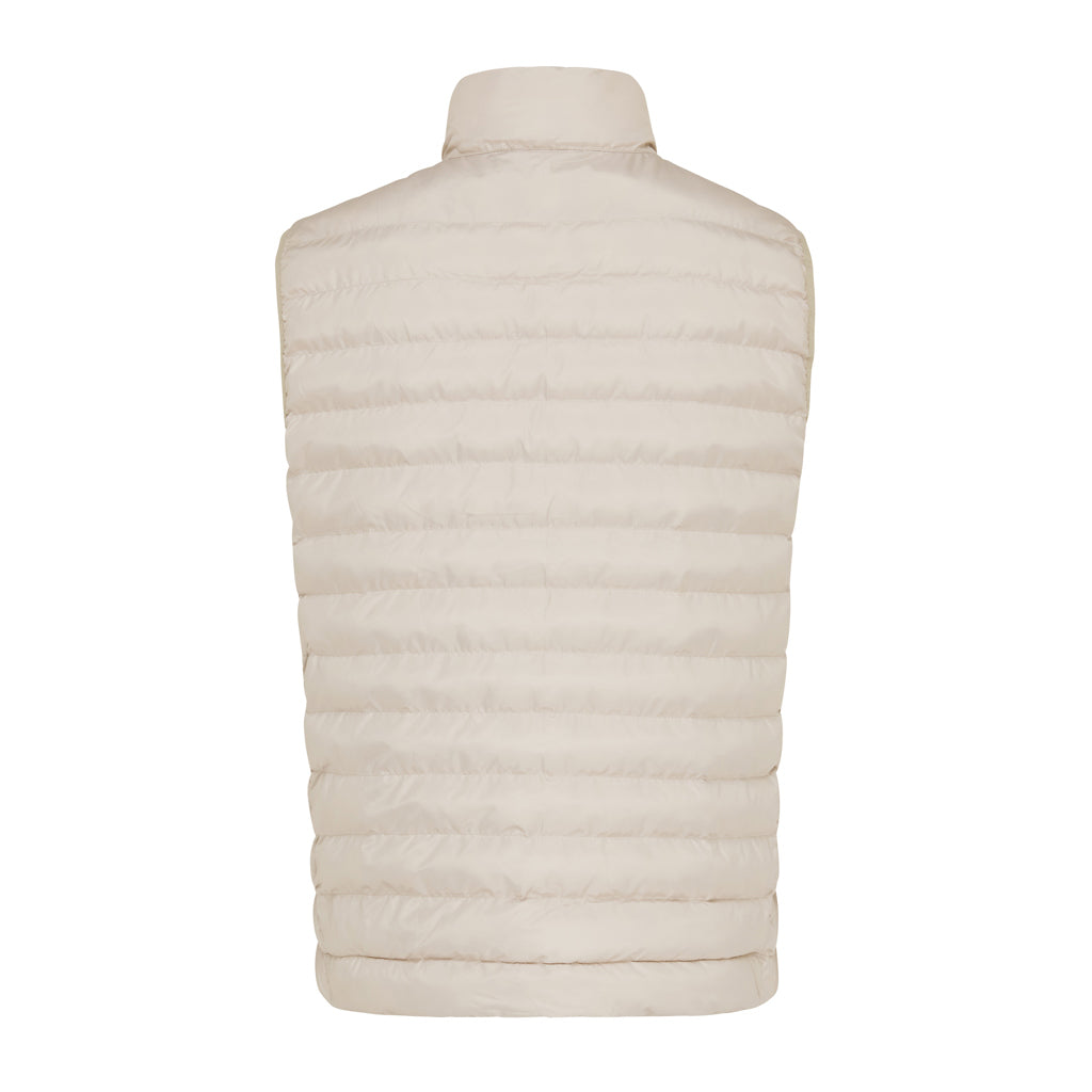 IQONIQ Meru Herren Bodywarmer aus recyceltem Polyester – beige