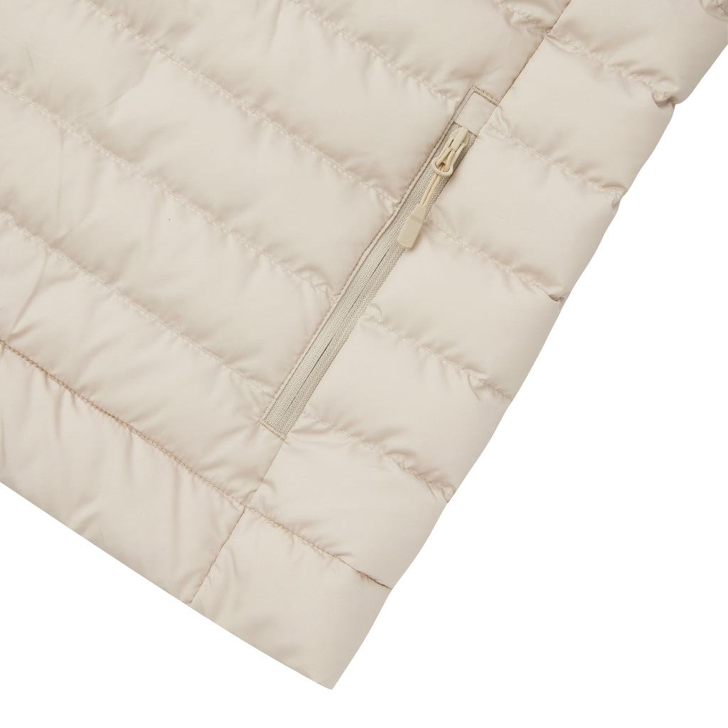 IQONIQ Meru Herren Bodywarmer aus recyceltem Polyester – beige