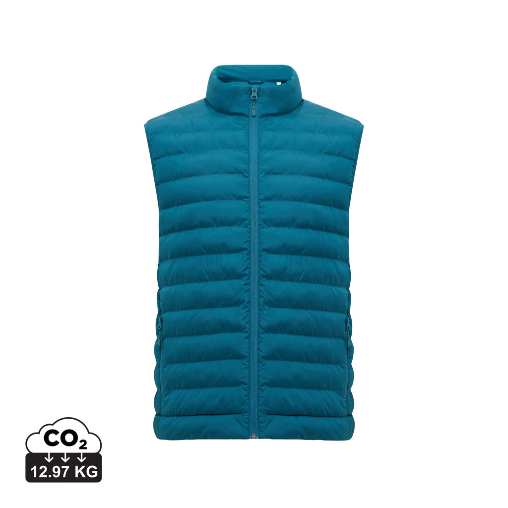 IQONIQ Meru Herren Bodywarmer aus recyceltem Polyester – dark teal