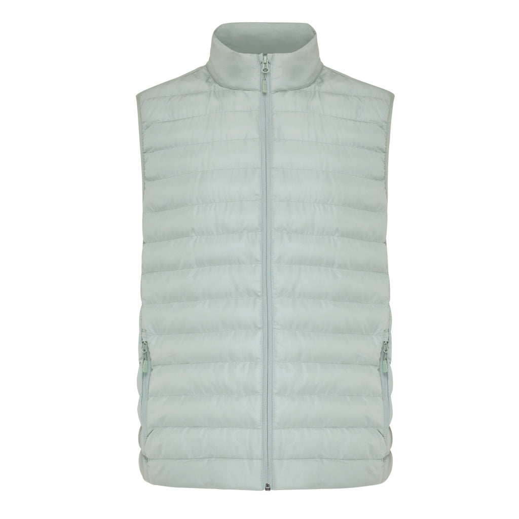 IQONIQ Meru Herren Bodywarmer aus recyceltem Polyester – Iceberg green