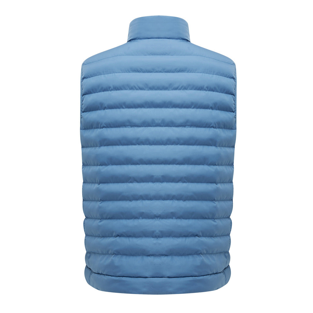 IQONIQ Meru Herren Bodywarmer aus recyceltem Polyester – moon blue