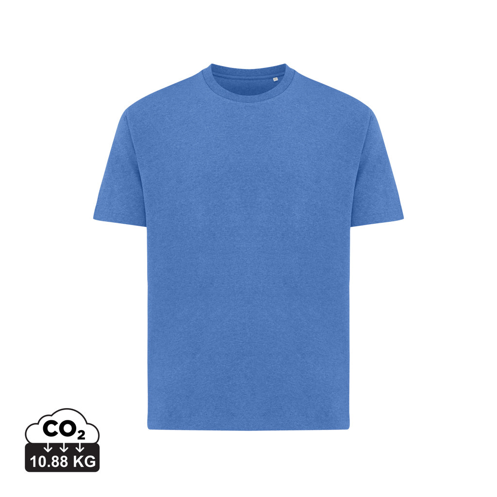 IQONIQ Teide T-Shirt aus recycelter Baumwolle – heather blue
