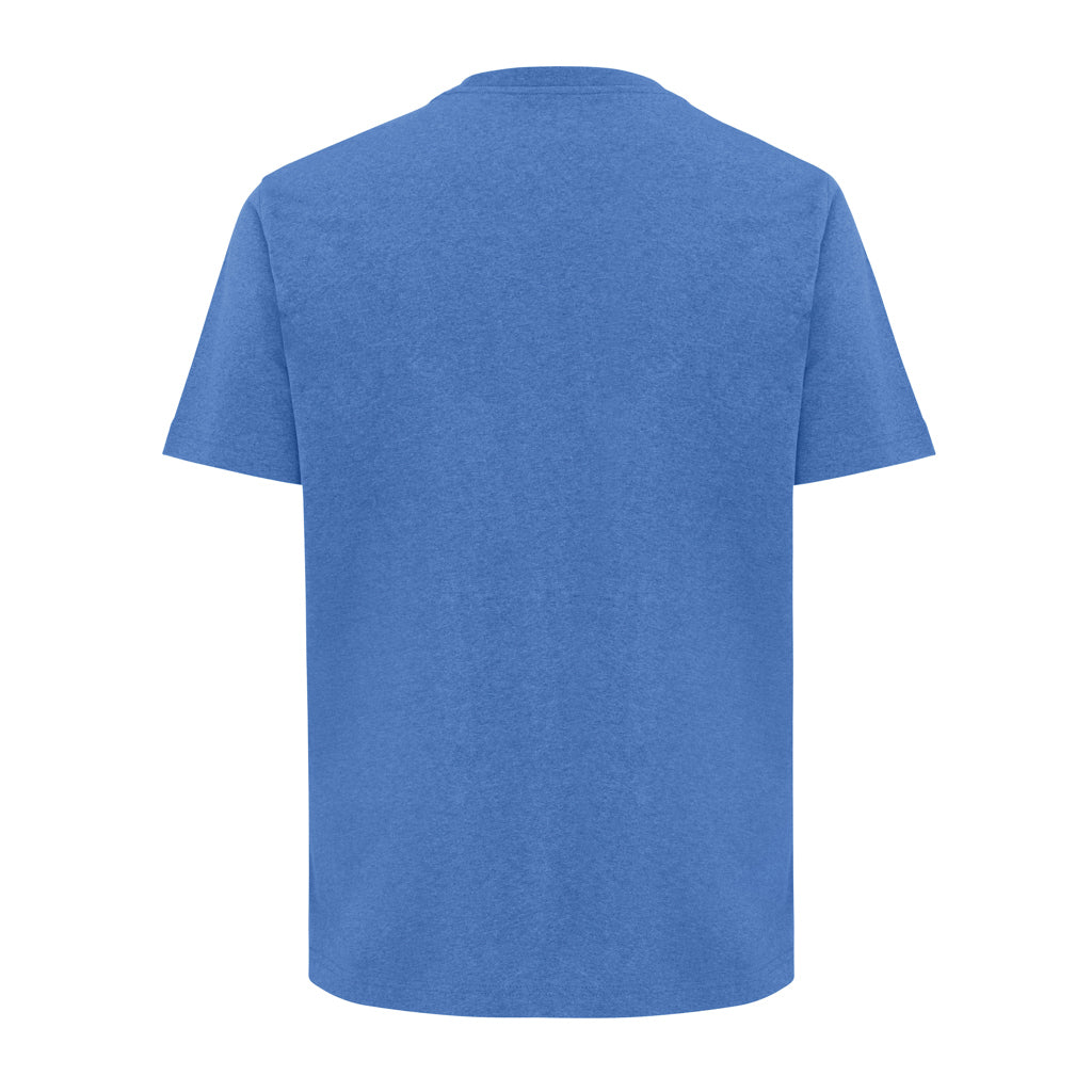 IQONIQ Teide T-Shirt aus recycelter Baumwolle – heather blue