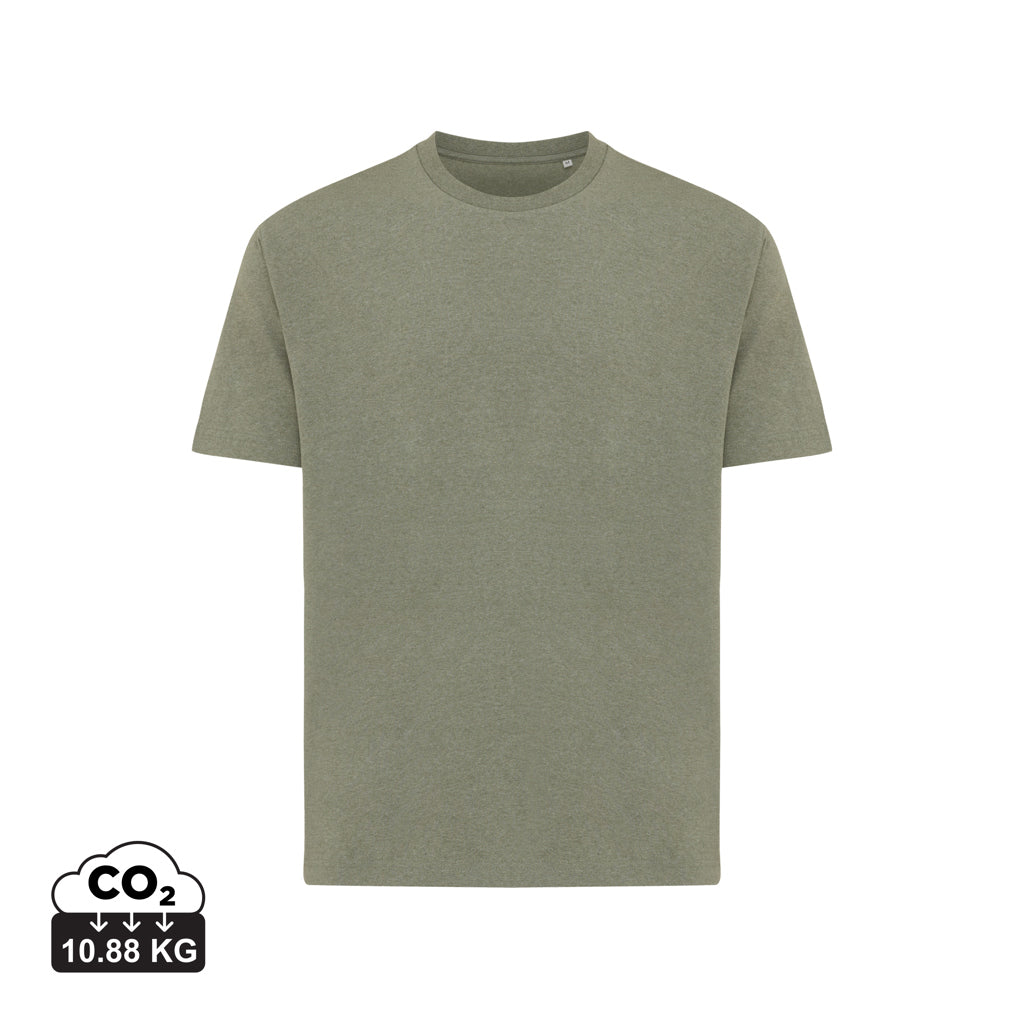 IQONIQ Teide T-Shirt aus recycelter Baumwolle – heather green