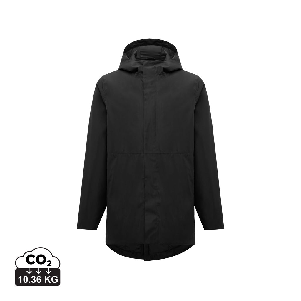 IQONIQ Thelon Parka aus recyceltem Polyester – schwarz