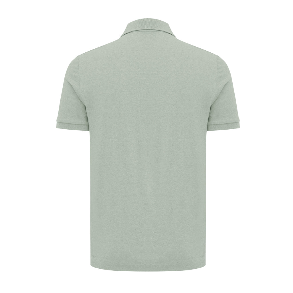 IQONIQ Yosemite Piqué-Poloshirt aus recycelter Baumwolle – Iceberg green