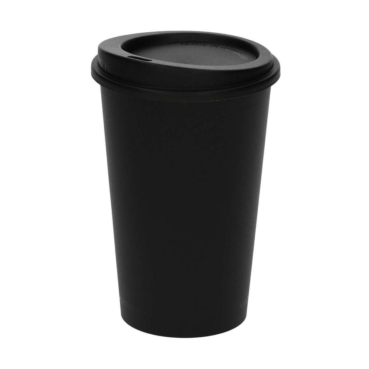 Kaffeebecher „ToGo“, 0,3 l – Schlichtes schwarz