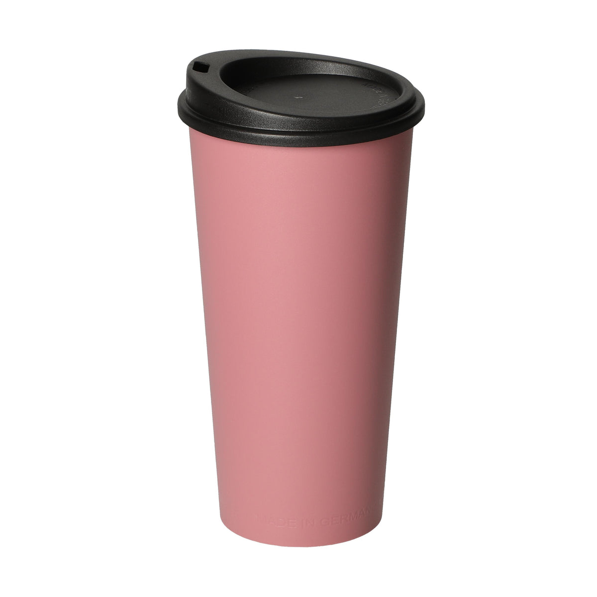 Kaffeebecher „ToGo“, 0,4 l – Raffiniertes rot / Schwarz