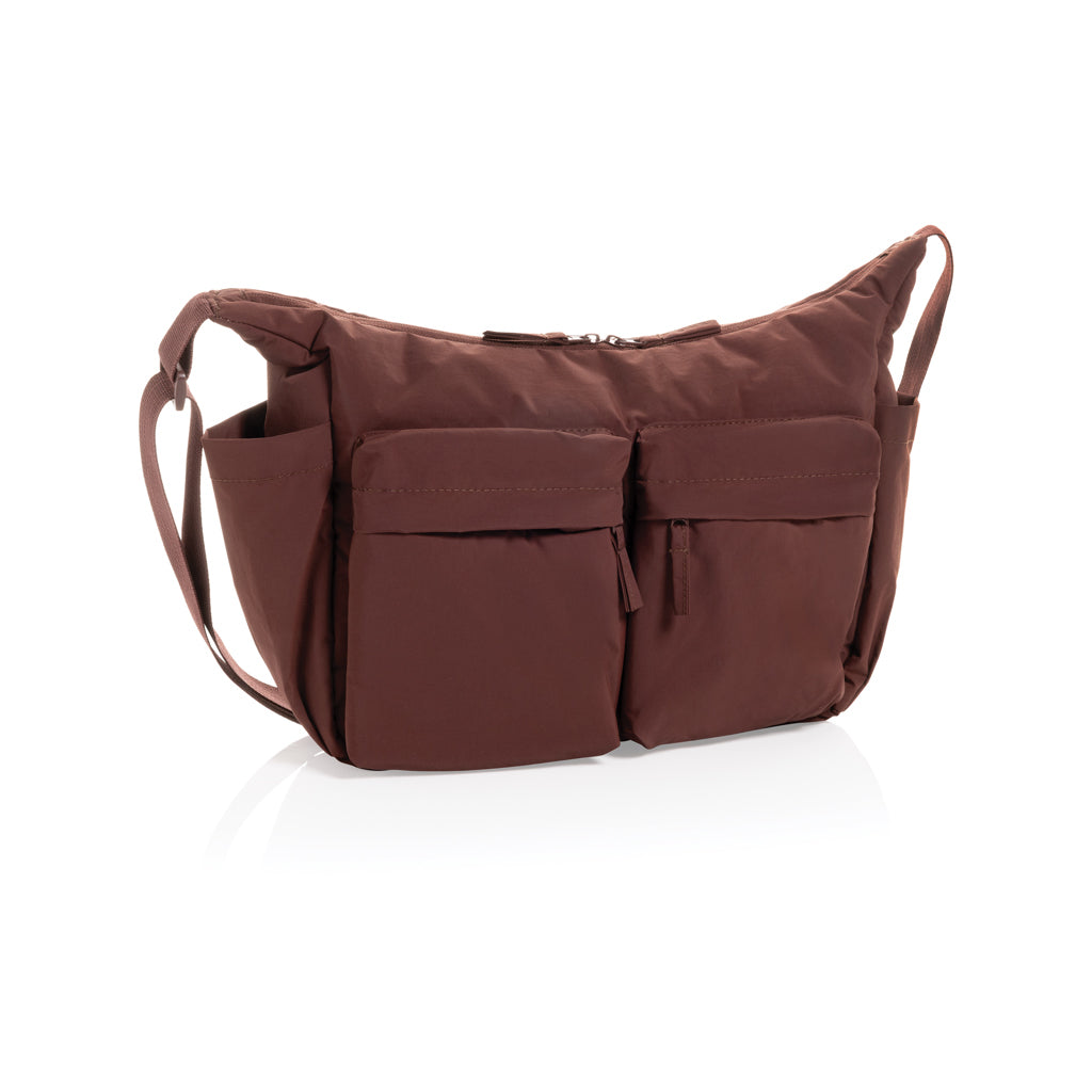 KENTO URBAN gepolsterte Crossover-Tasche aus RCS rec. Nylon – burgunderrot