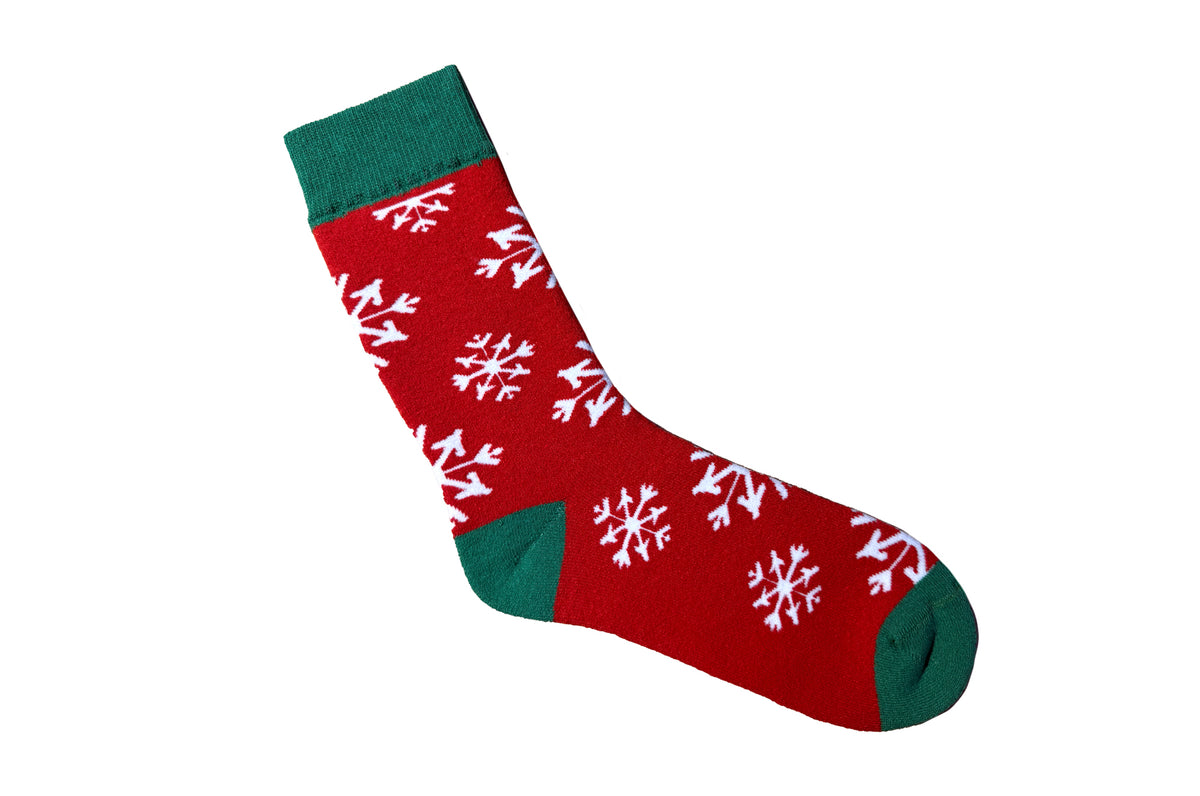 Kuschelsocken mit Frotteefutter und eingestricktem Logo – Mit Banderole