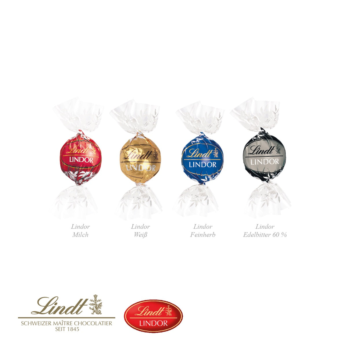 Werbekarte in Hasenform mit Lindt Lindor Kugel als Nase