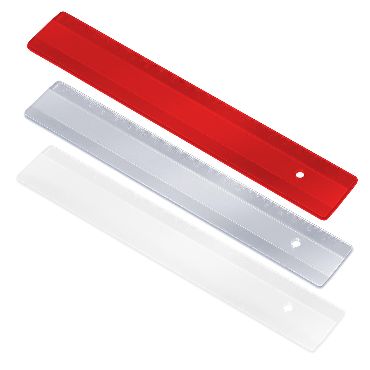 Lineal „20 cm“ – Weiß