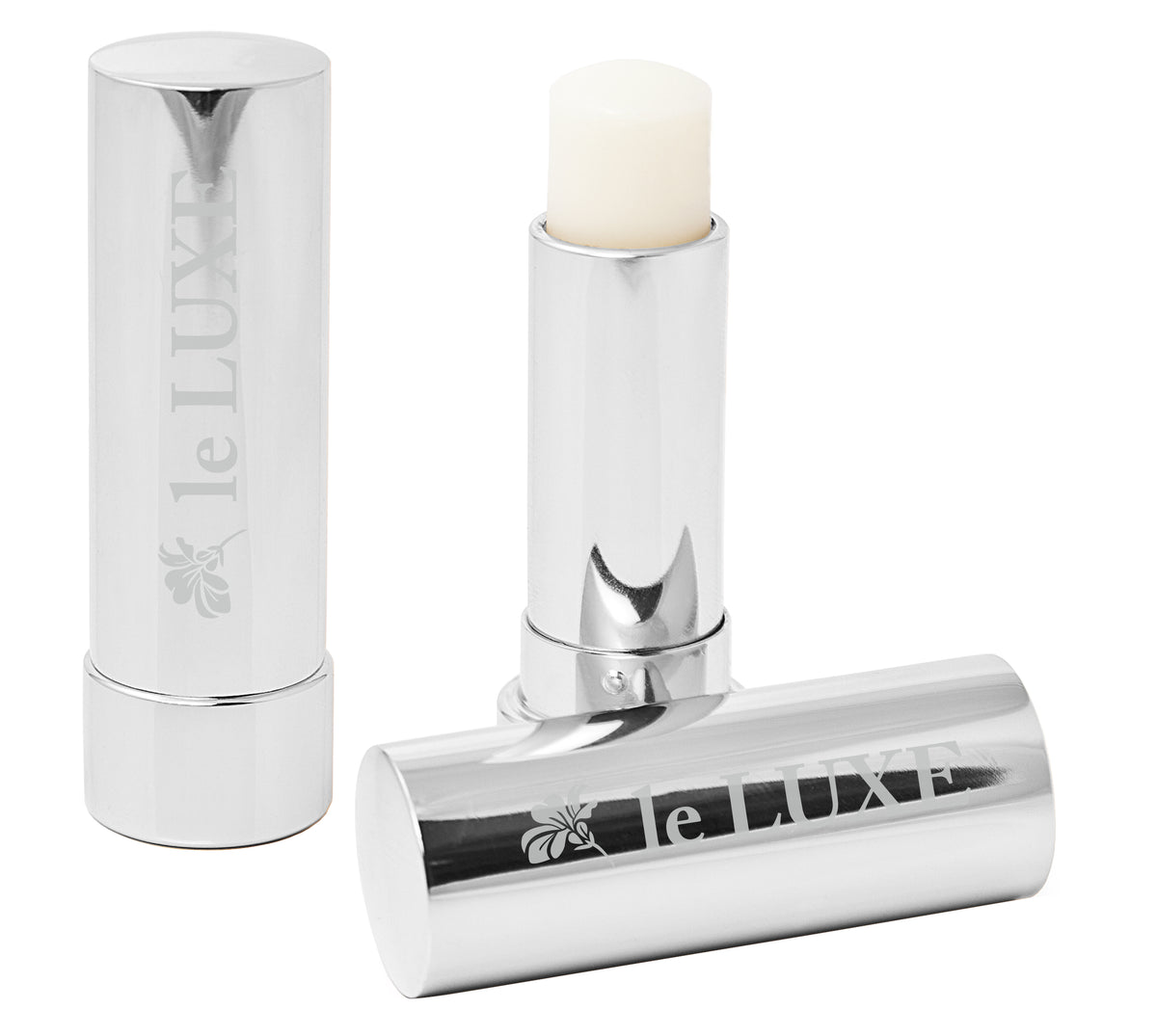 Lippenpflegestift im Metallgehäuse mit Logo Gravur – Silber