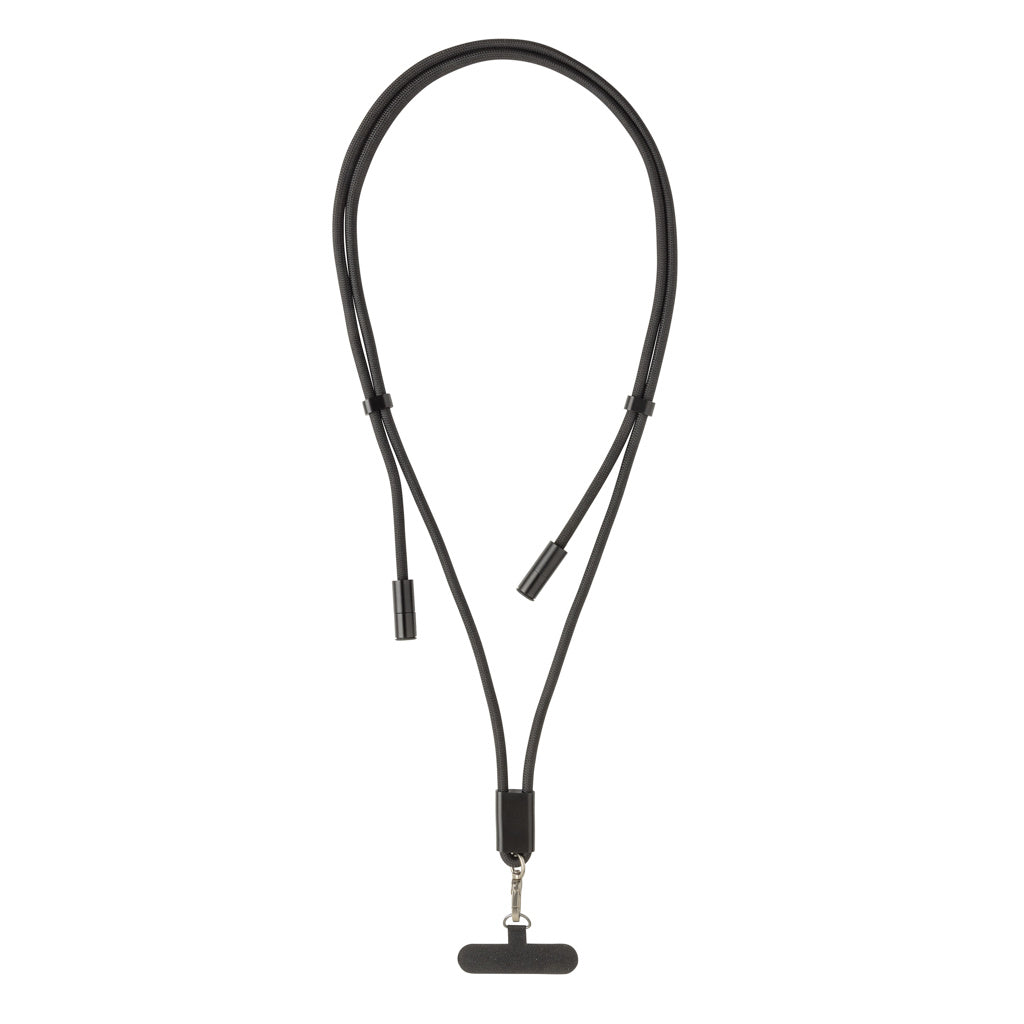 LoopAmp verstellbares 160cm 60W Telefonkabel aus RCS rPET