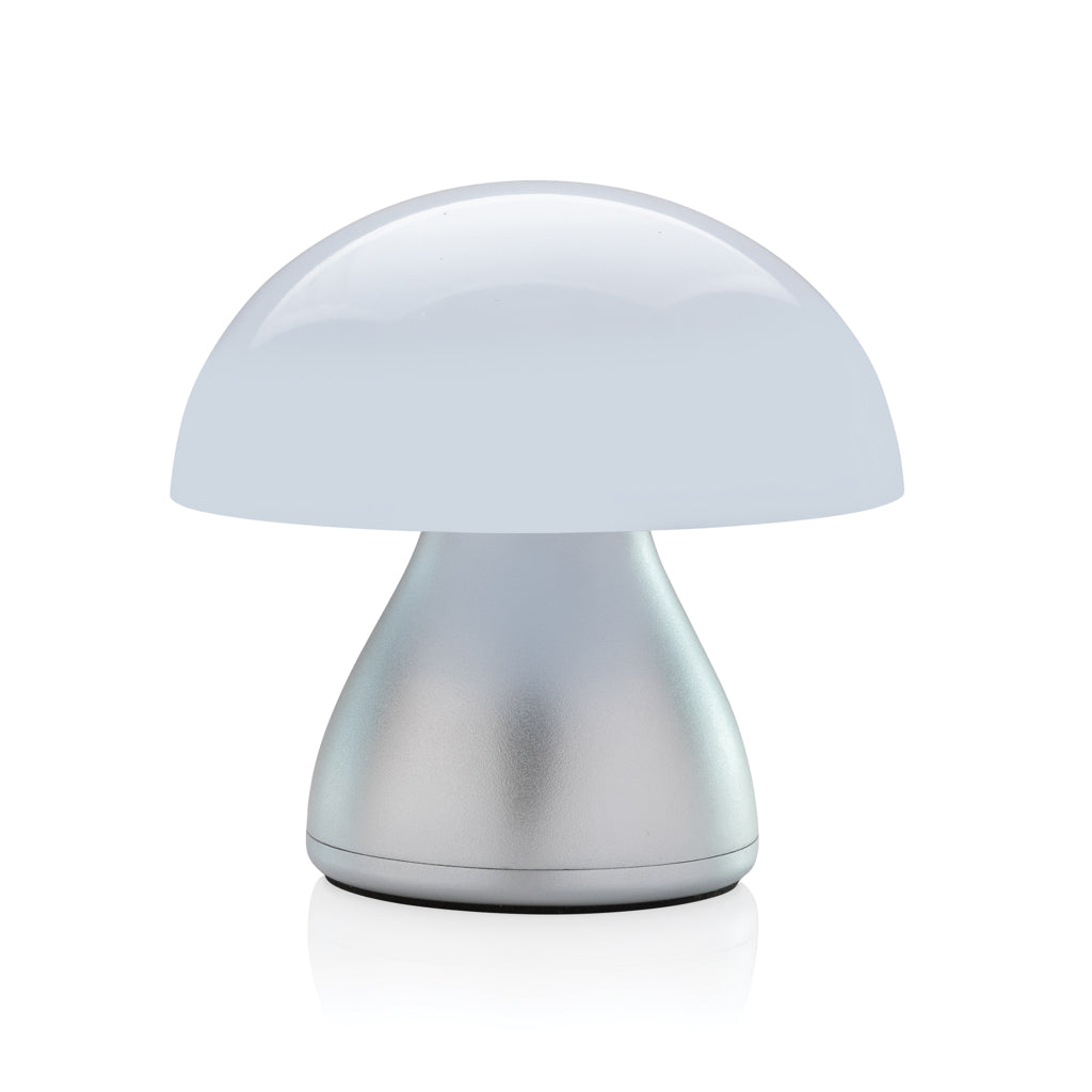 Luming wiederaufladbare USB-Tischlampe aus RCS Kunststoff – grau