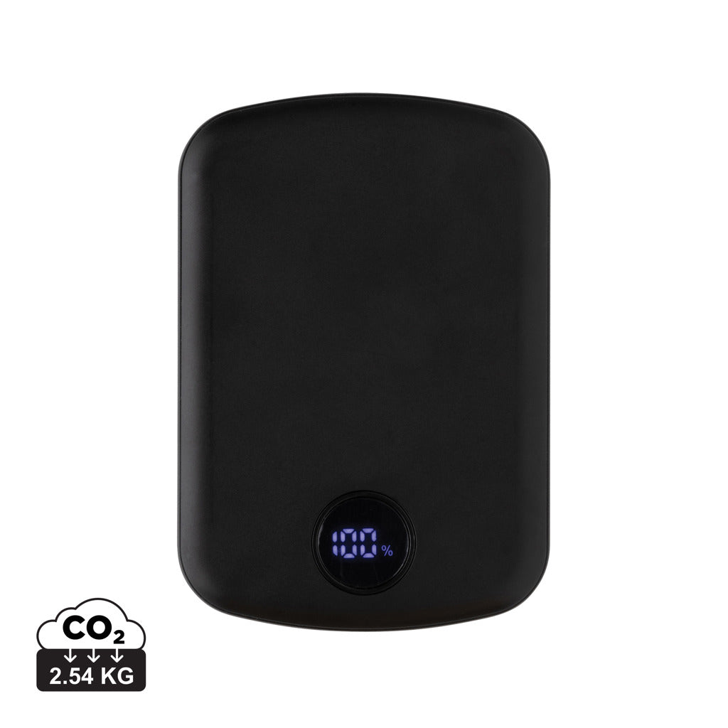 MagBoost 5.000mAh magnetische Powerbank aus RCS rec. Plastik – schwarz