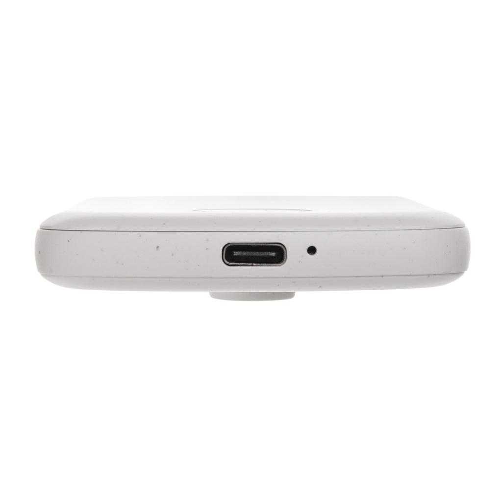 MagBoost 5.000mAh magnetische Powerbank aus RCS rec. Plastik – weiß