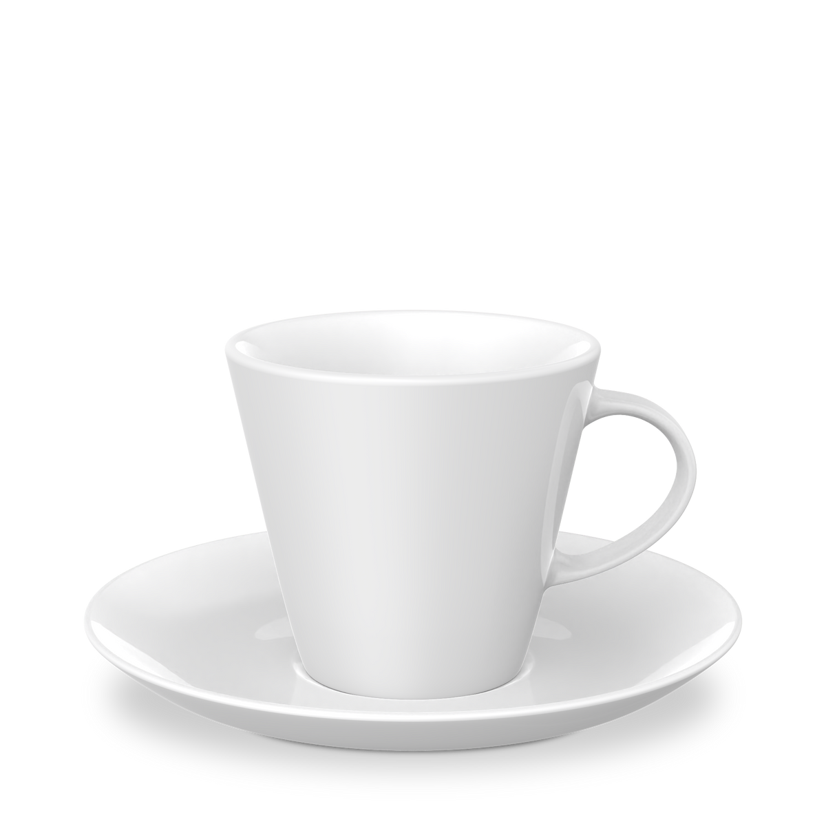 Mahlwerck Kaffeetasse Tom mit Untertasse 190 ml – Weiß