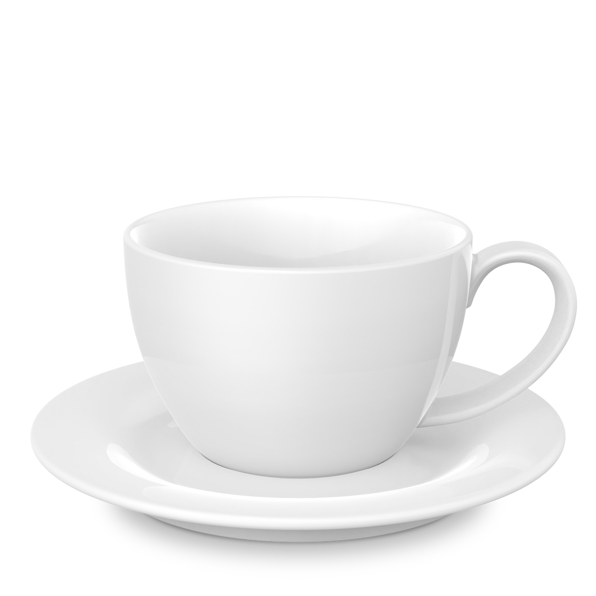 Mahlwerck Milchkaffeetasse Professional – Weiß