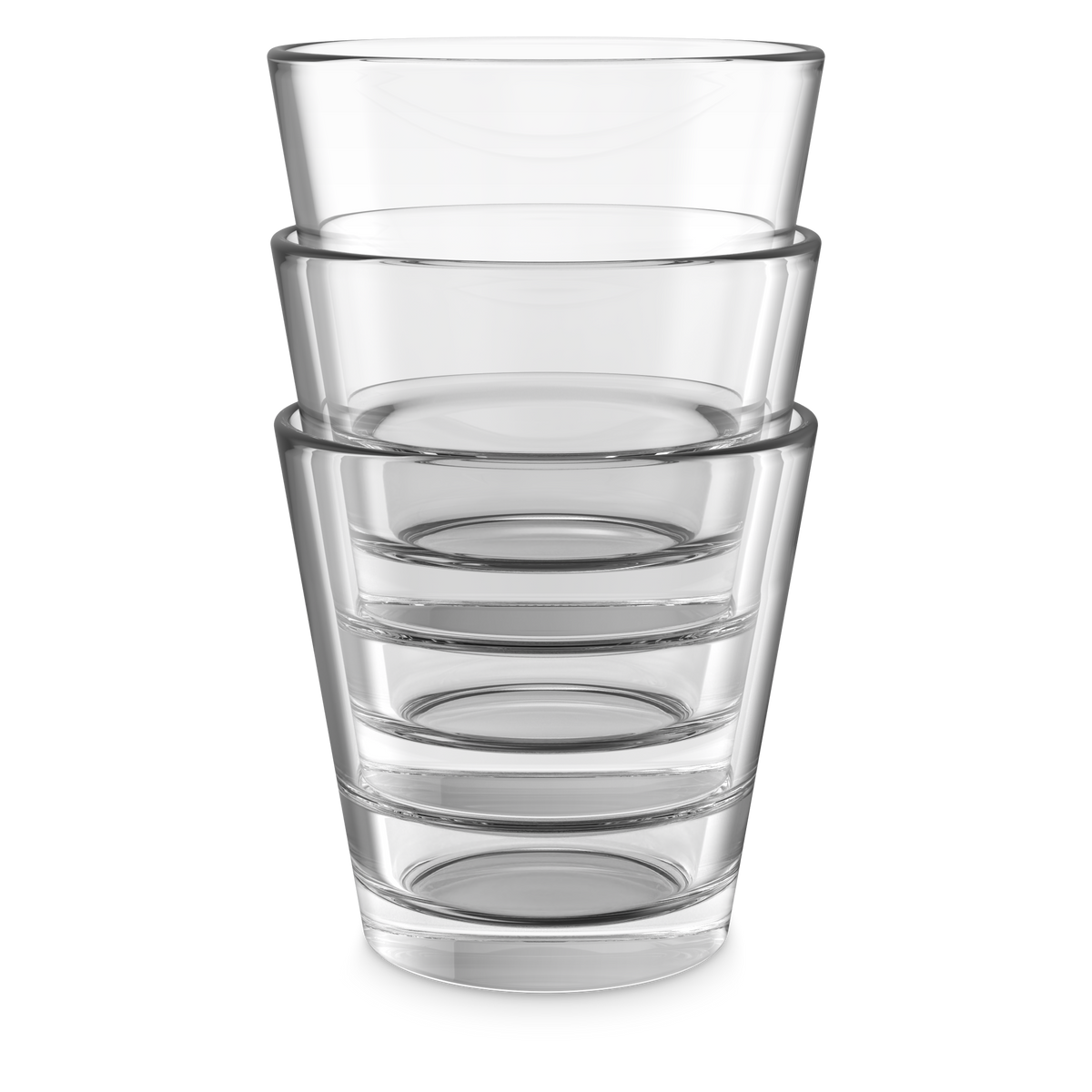 Mahlwerck Stapelglas aus Glas 320 ml – Transparent