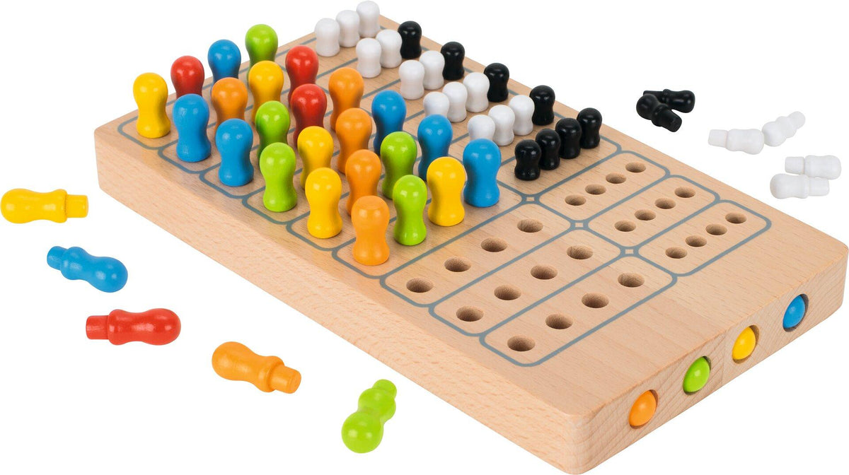 Master Logic Codespiel aus Holz, 21 cm lang – Ansicht