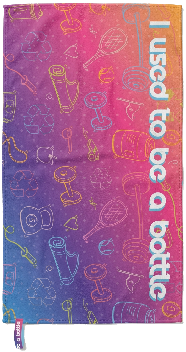 Mikrofaser Sporthandtuch mit Polyamid und Fotodruck – 50 x 90 cm