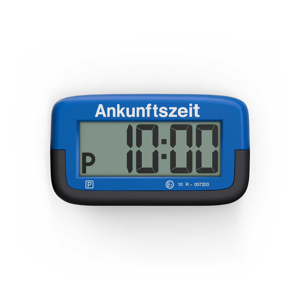 Needit Park Micro flache elektronische Parkscheibe mit Logo – Blau